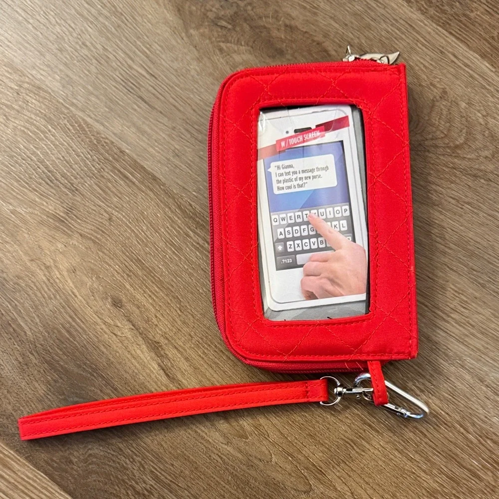 Ohio State Red Quilted Wristlet Clutch